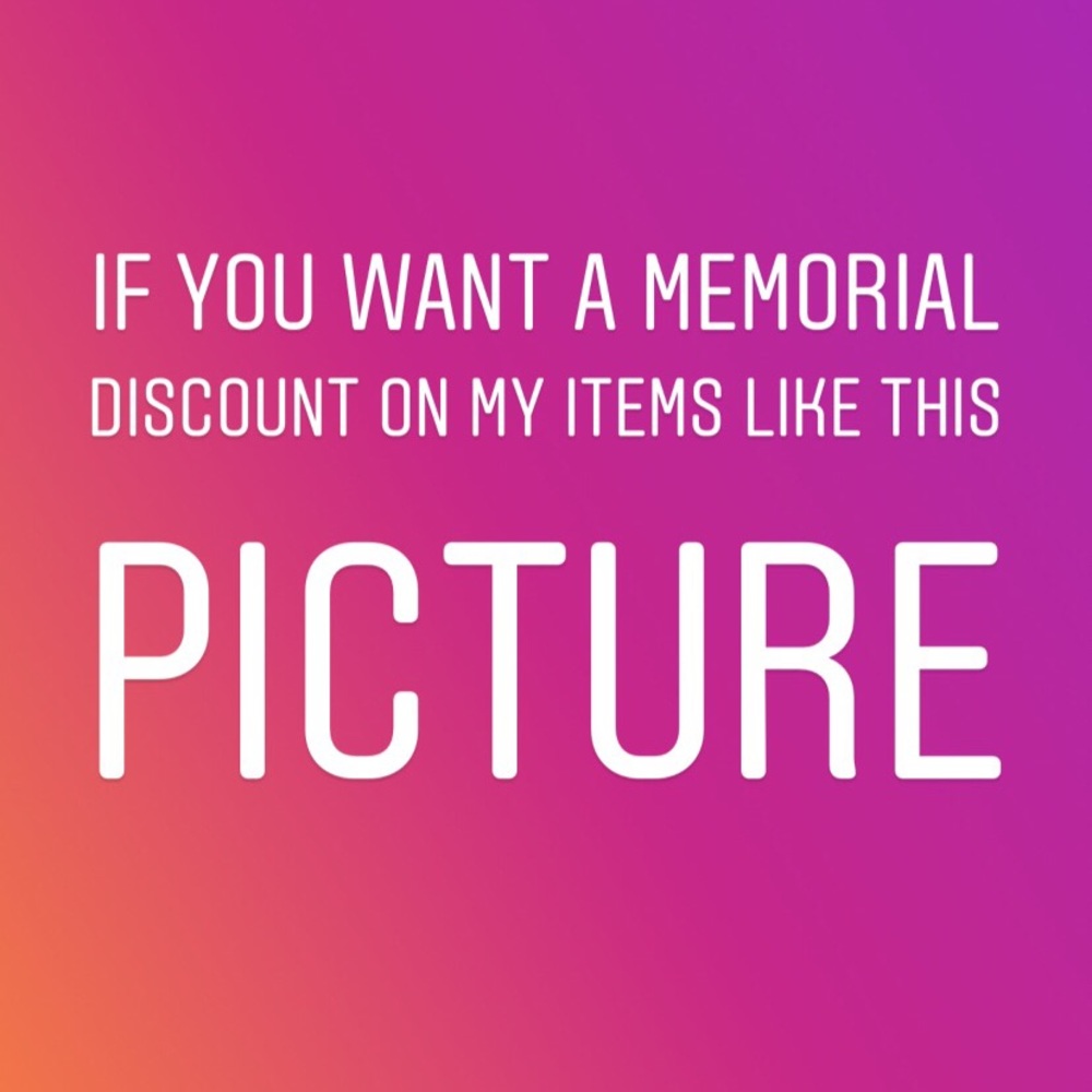 It’s the holiday why not give a few discounts!!!!!